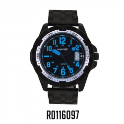 RELOJ VIROX PULSO METÁLICO PAVONADO 3 COLORES