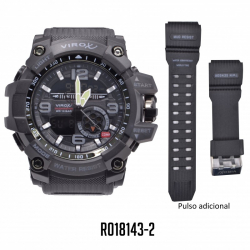 RELOJ VIROX TWINSENSOR ANÁLOGO/DIGITAL NEGRO