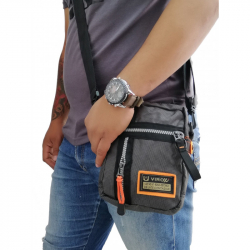 MANOS LIBRES VIROX HOMBRE MINI CANGURERO GRIS-NARANJA