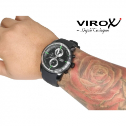 RELOJ VIROX BISEL INTERNO MULTIFUNCIONAL NEGRO/VERDE
